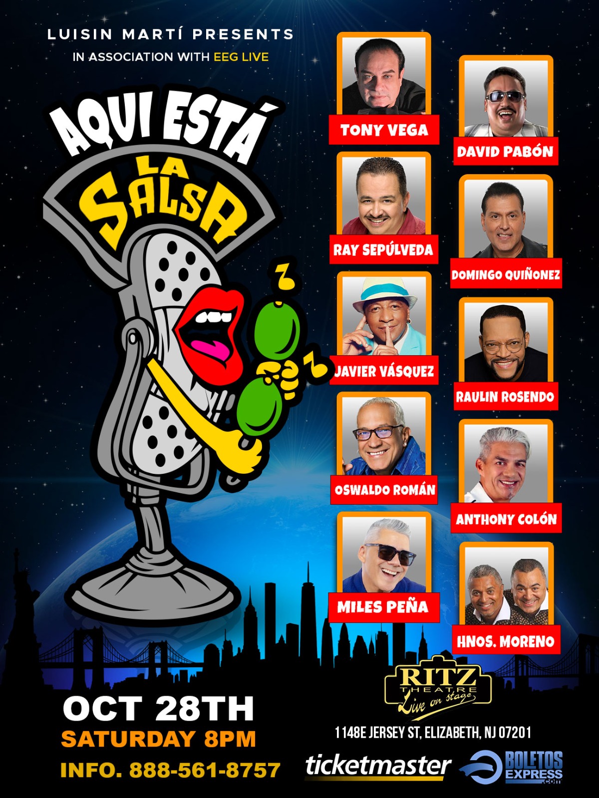 Tony Vega | Domingo Quinonez | Javier Vasquez | Anthony Colon | Los Hermanos Moreno