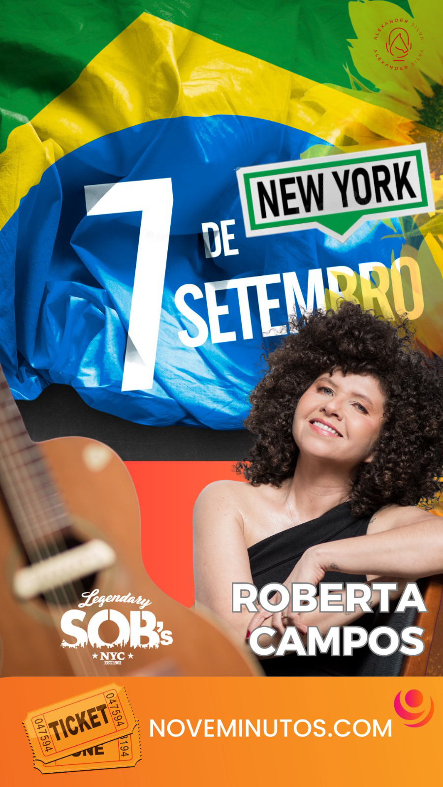 ROBERTA CAMPOS - only show in NYC - hosted by On.Online