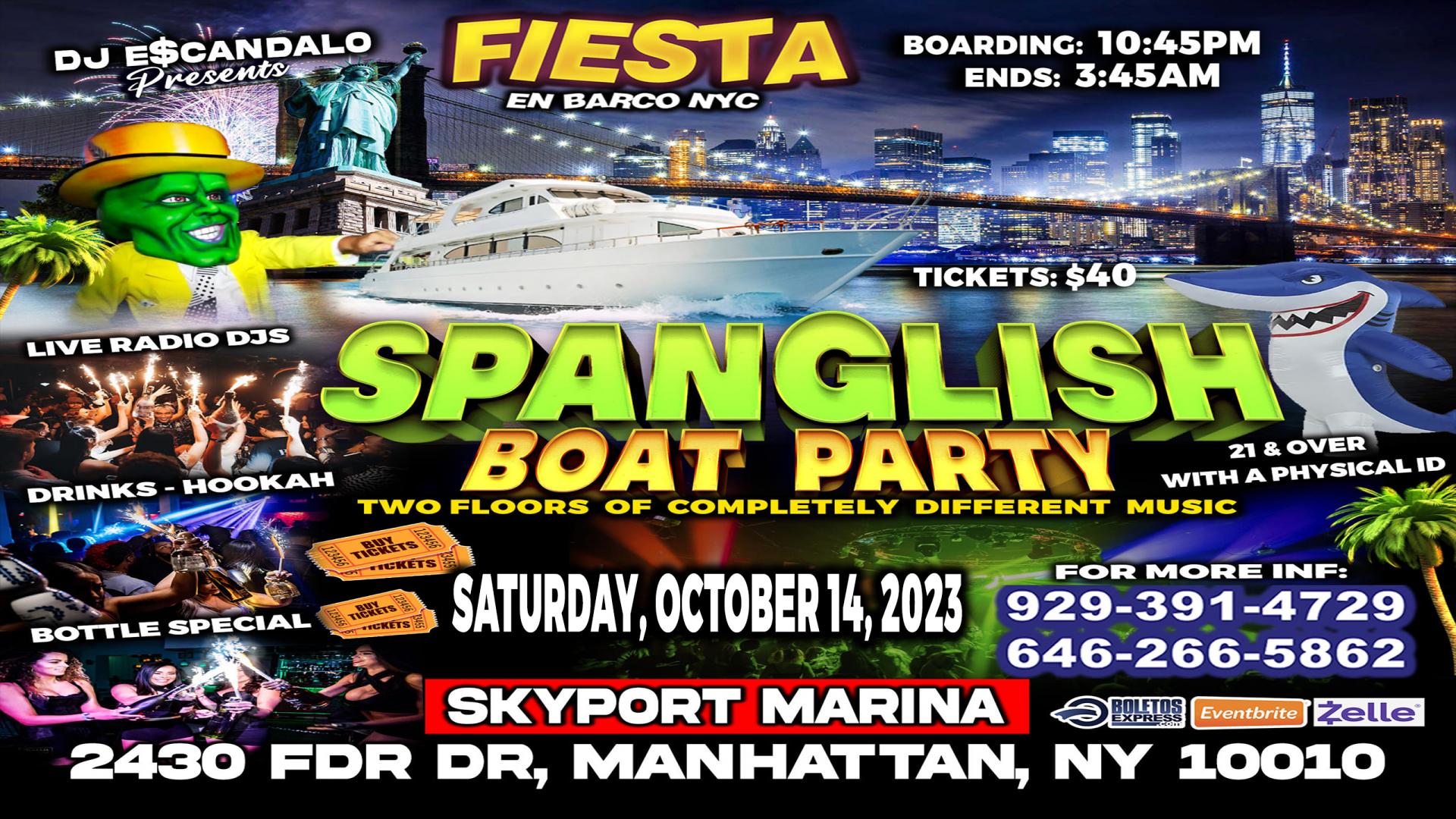 Spanglish Boat Party