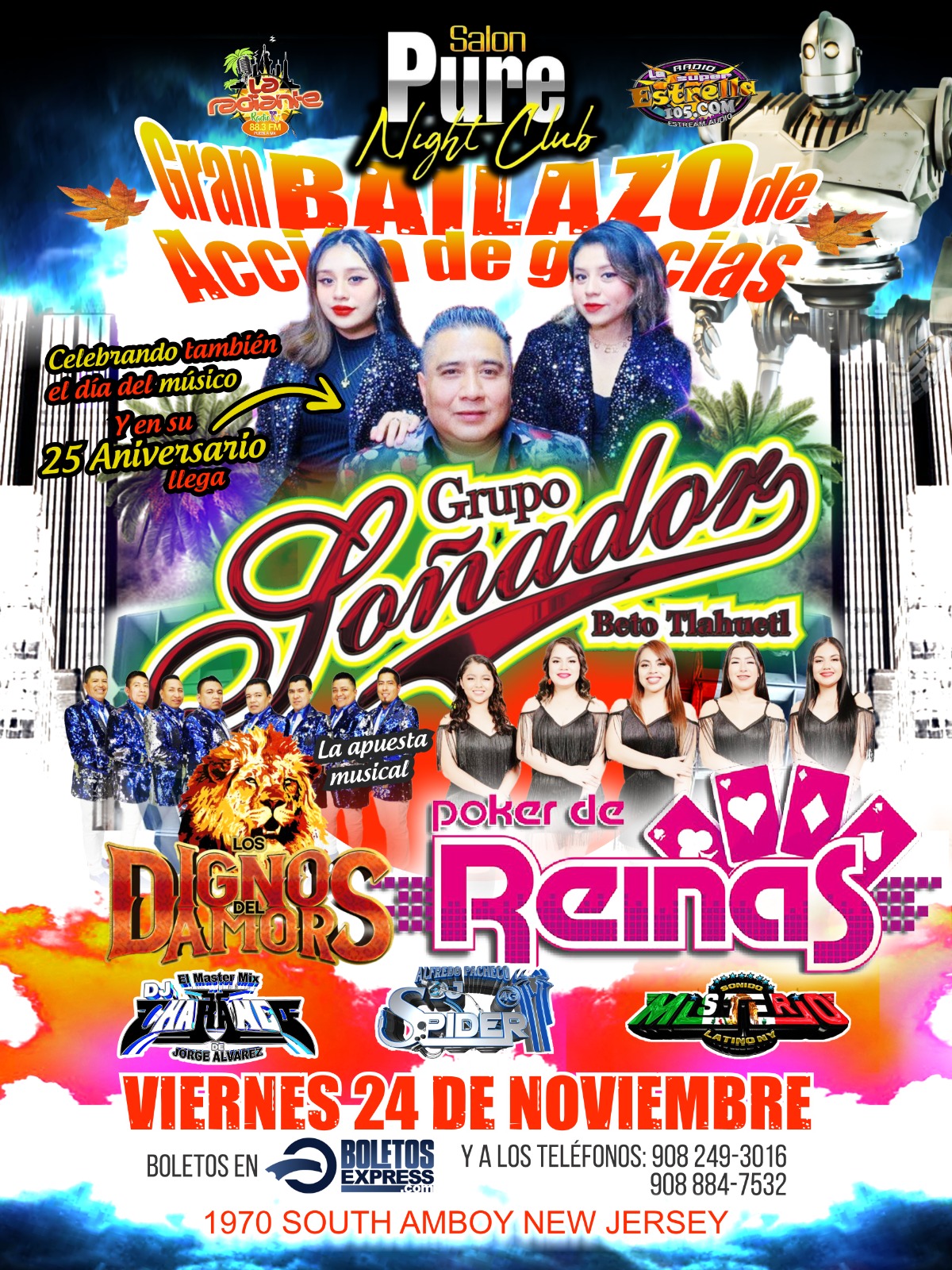 GRUPO SOÑADOR Y POKER DE REINAS