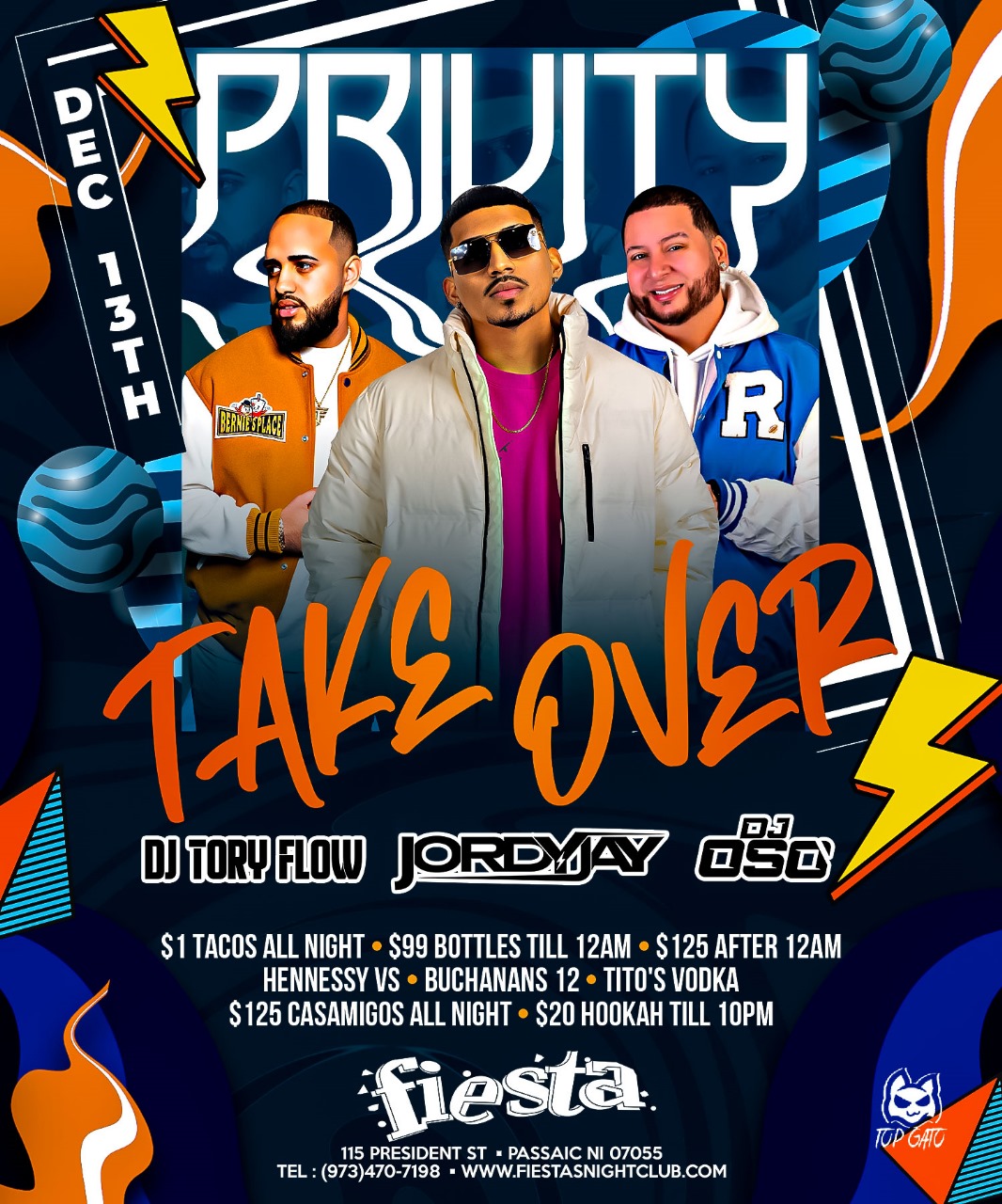 DJ TORY FLOW, JORDY JAY, DJ OSO