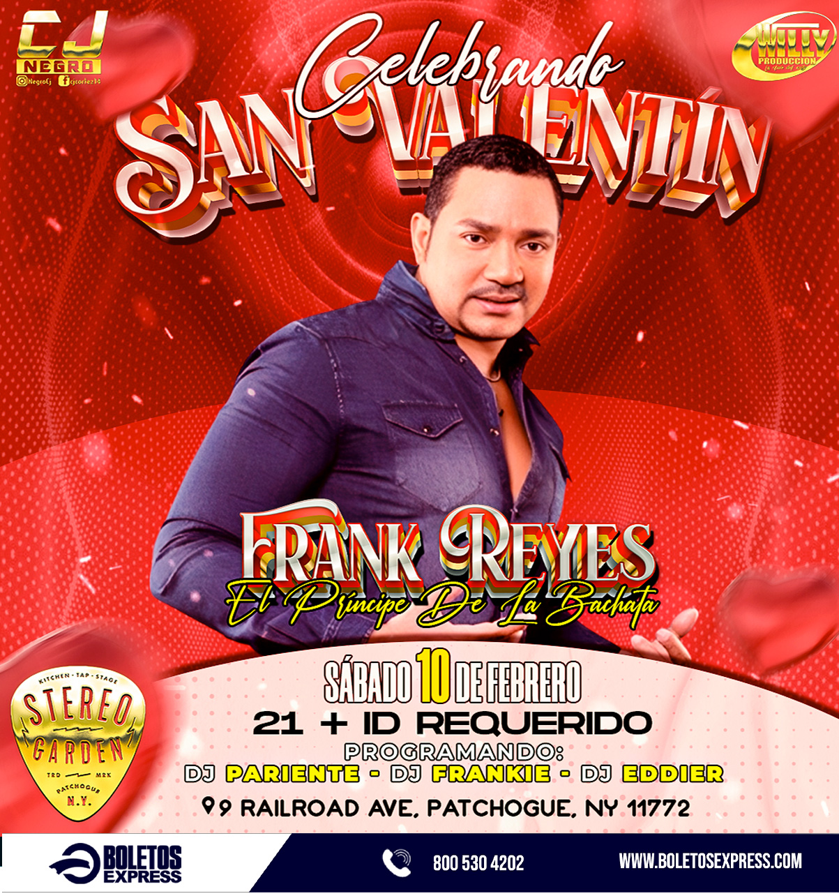 FRANK REYES PRINCIPE DE LA BACHATA Tickets - BoletosExpress