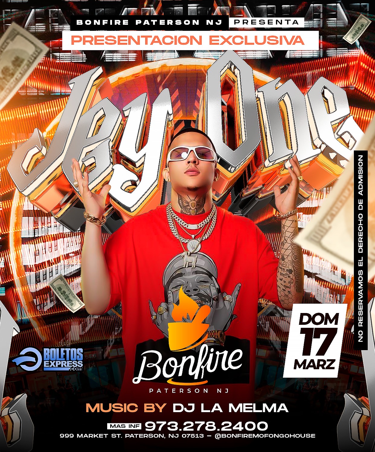 Jey One Tickets - BoletosExpress