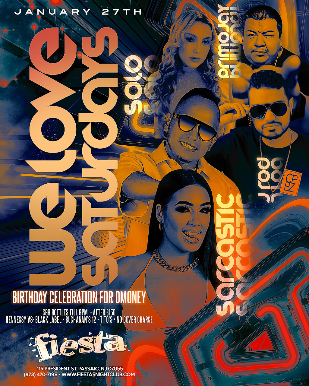 DJ SARCASTIC, PRIMO JAY, JROD, SOLO; BIRTHDAY CELEBRATION  FOR DMONEY
