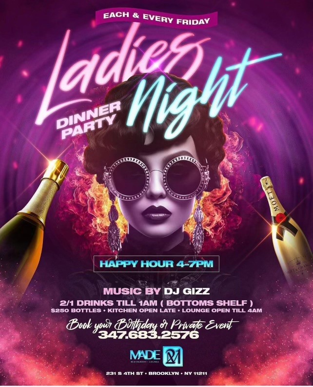 Made 21 Lounge Williamsburg Guestlist Birthdays & Events 2024 Tickets ...