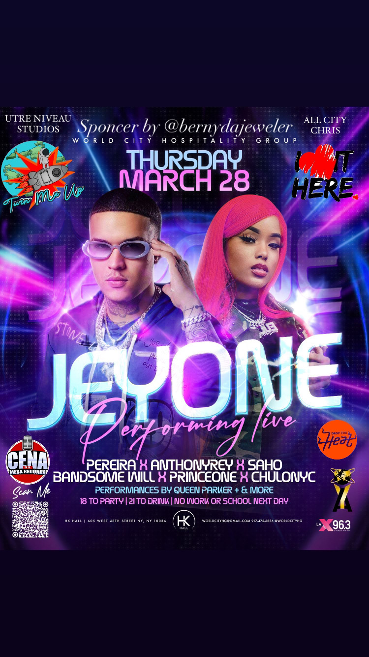 18+ JEY ONE LIVE CONCERT HK HALL Tickets - BoletosExpress