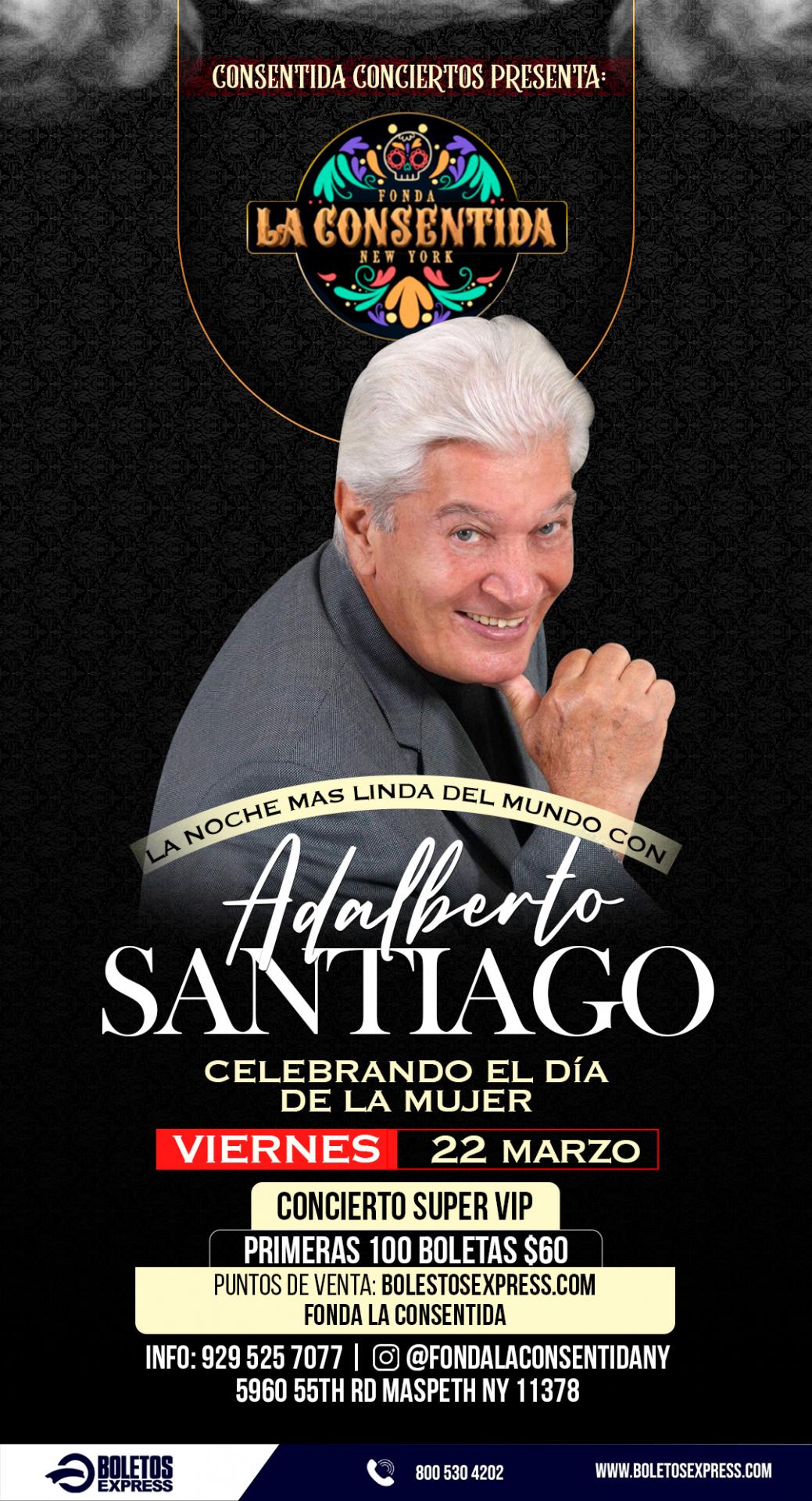 ADALBERTO SANTIAGO Tickets - BoletosExpress