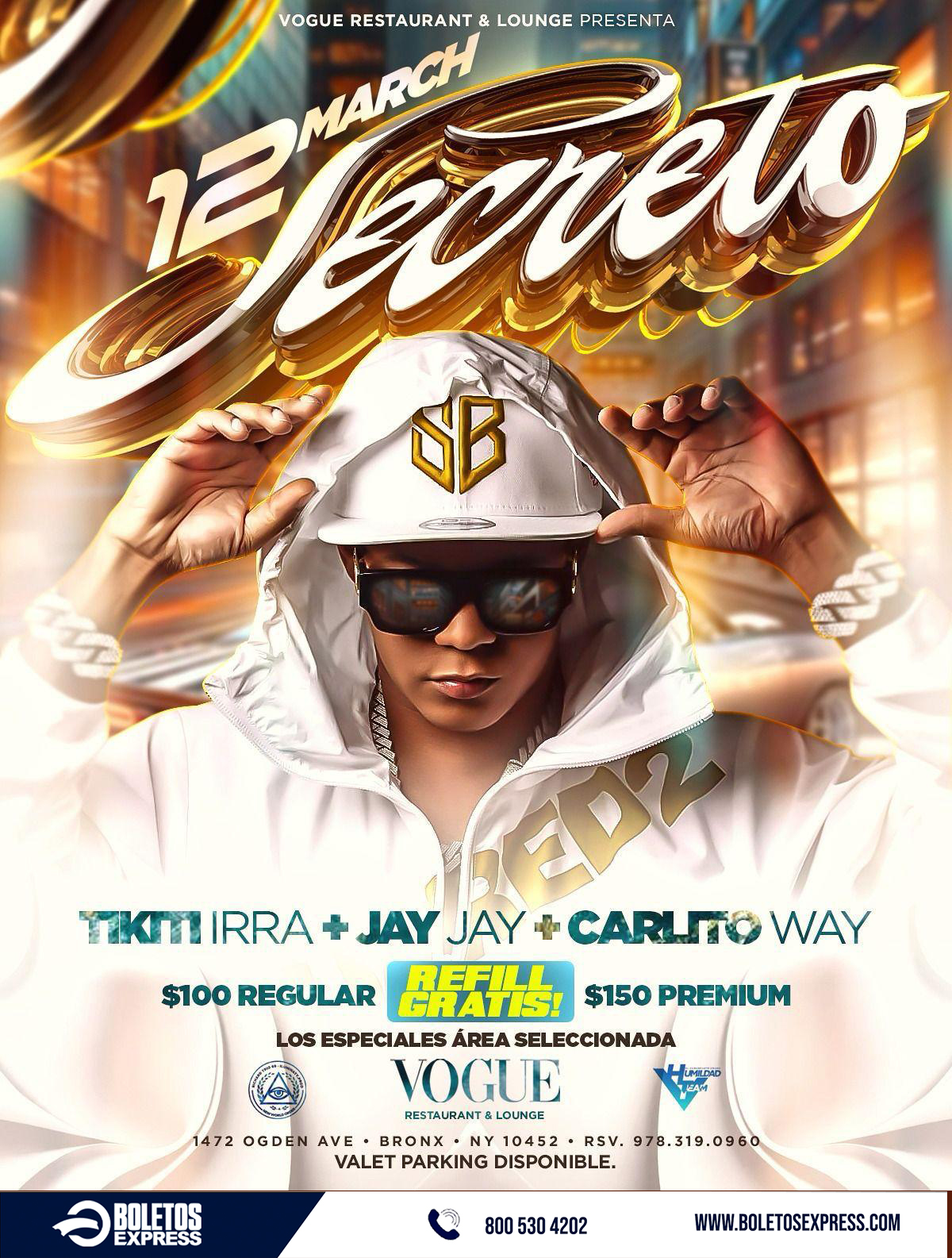 SECRETO Tickets - BoletosExpress