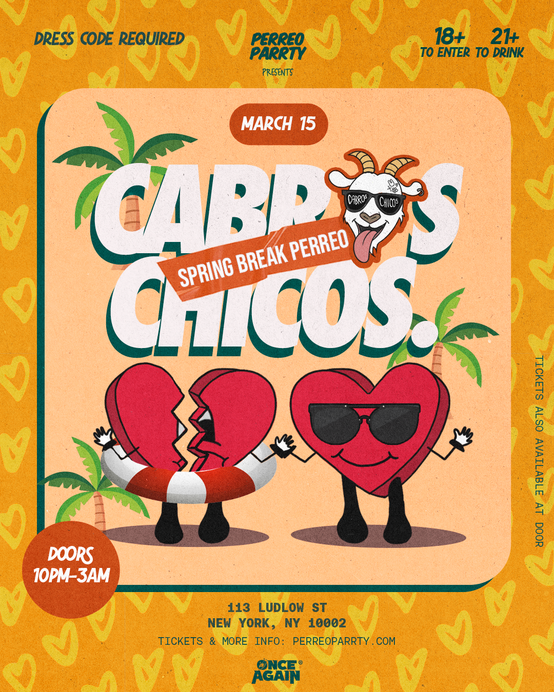 Cabros Chicos - Spring Break Perreo - 18+ Latin & Reggaetón Dance Party ...
