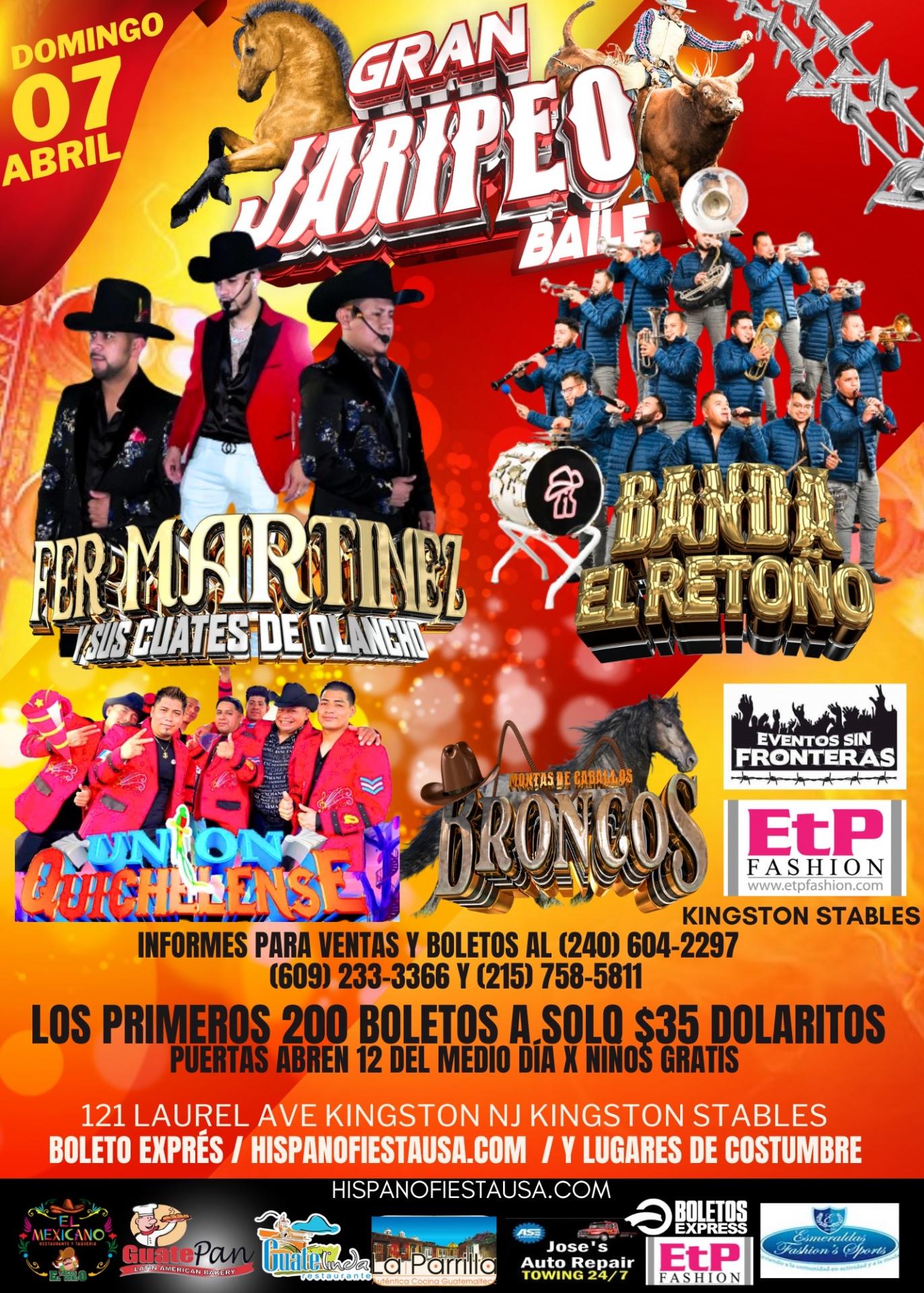 GRAN jaripeo BAILE con la mejor música DE FER MARTINEZ Y SUS CUATES DE OLANCHO