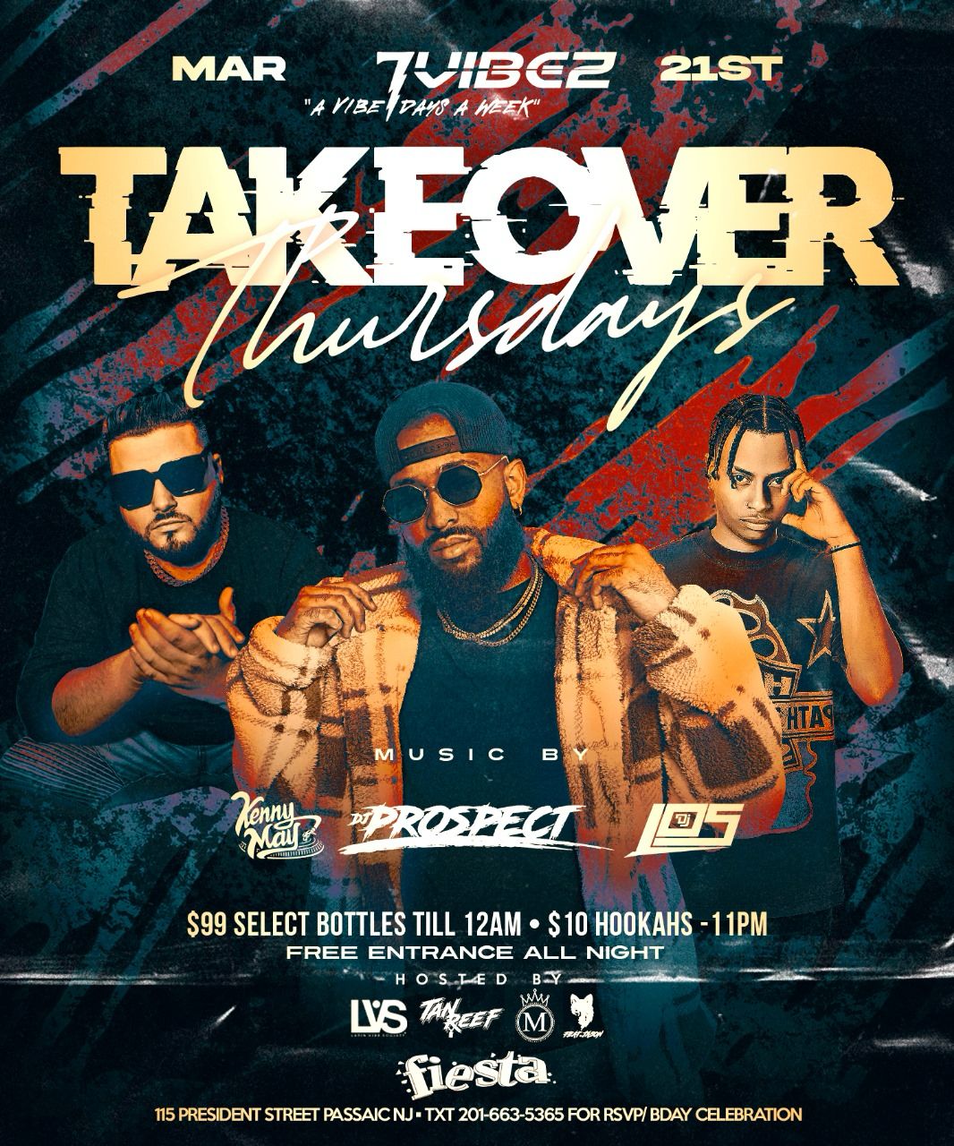 DJ PROSPECT, DJ LOS, DJ KENNY MAY