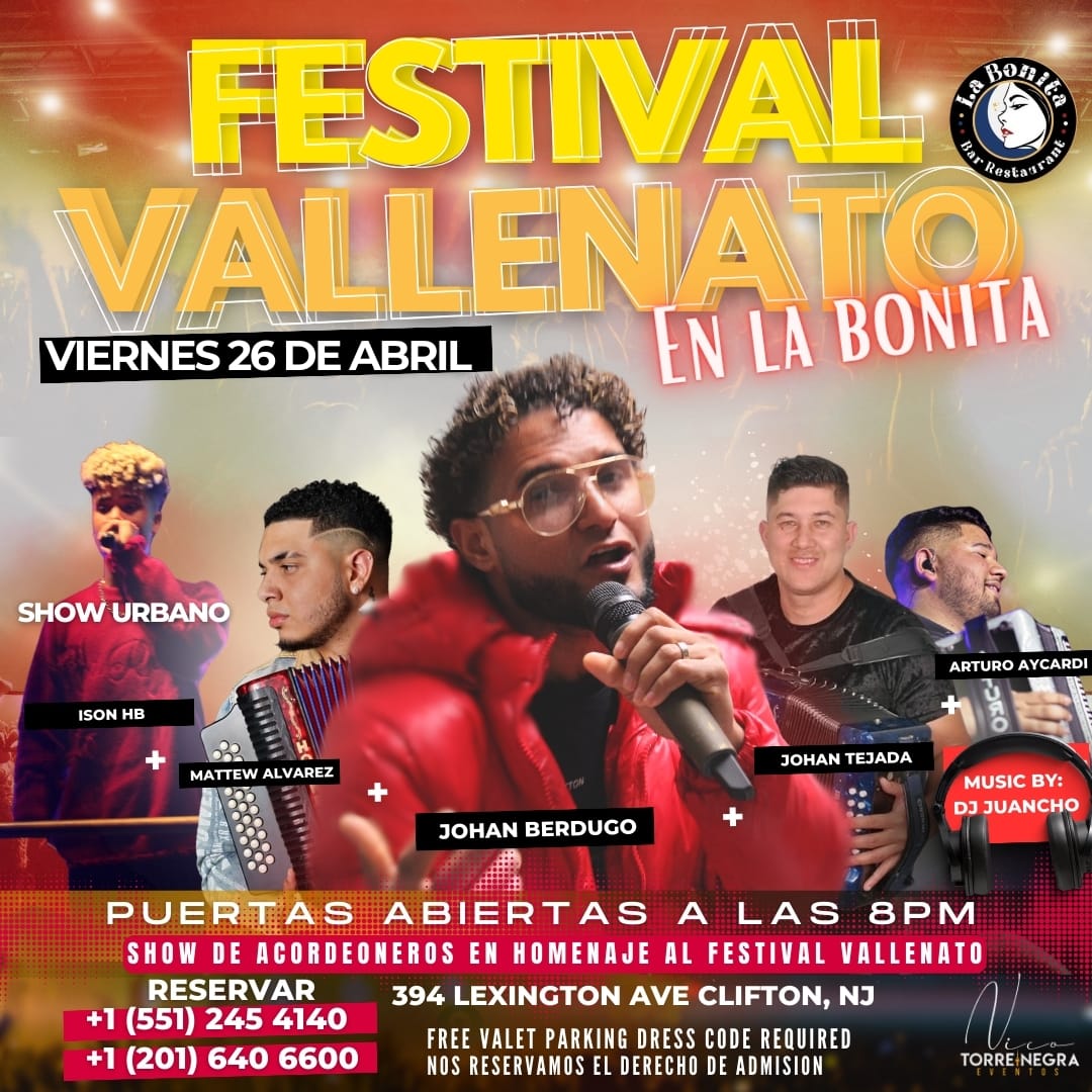 FESTIVAL VALLENATO EN LA BONITA Tickets BoletosExpress