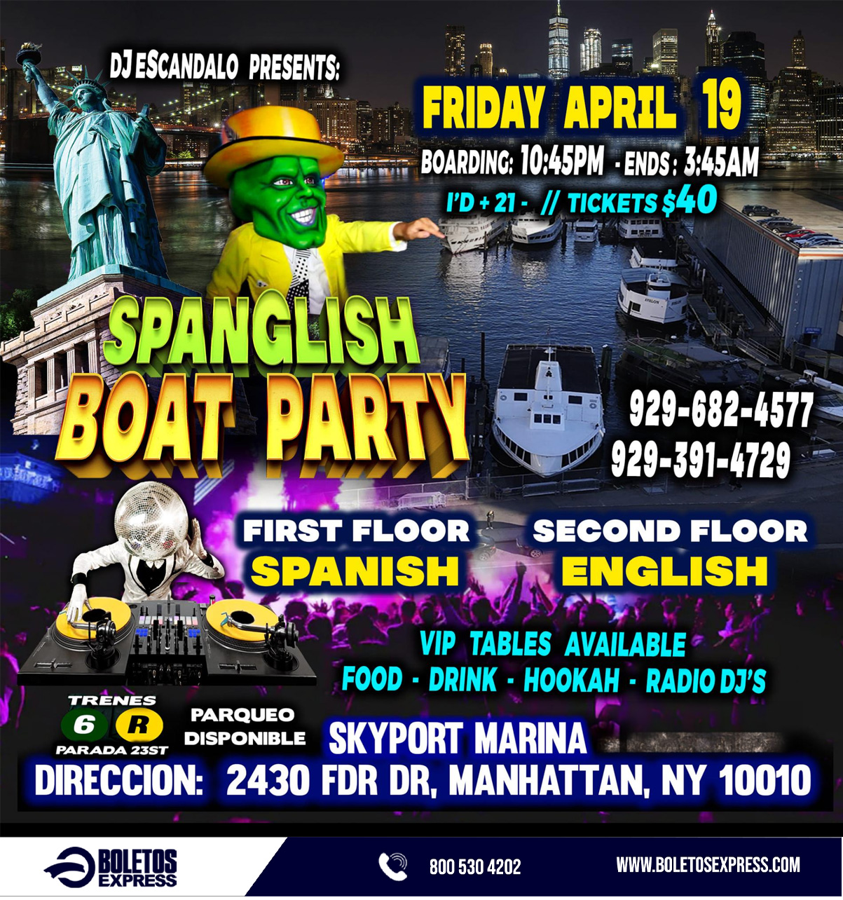 Spanglish Boat Party