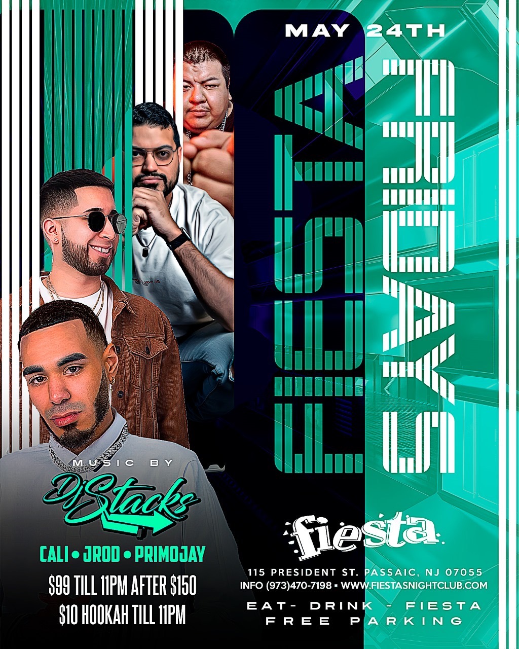 DJ STACKS, DJ CALI, DJ JROD, DJ PRIMO JAY