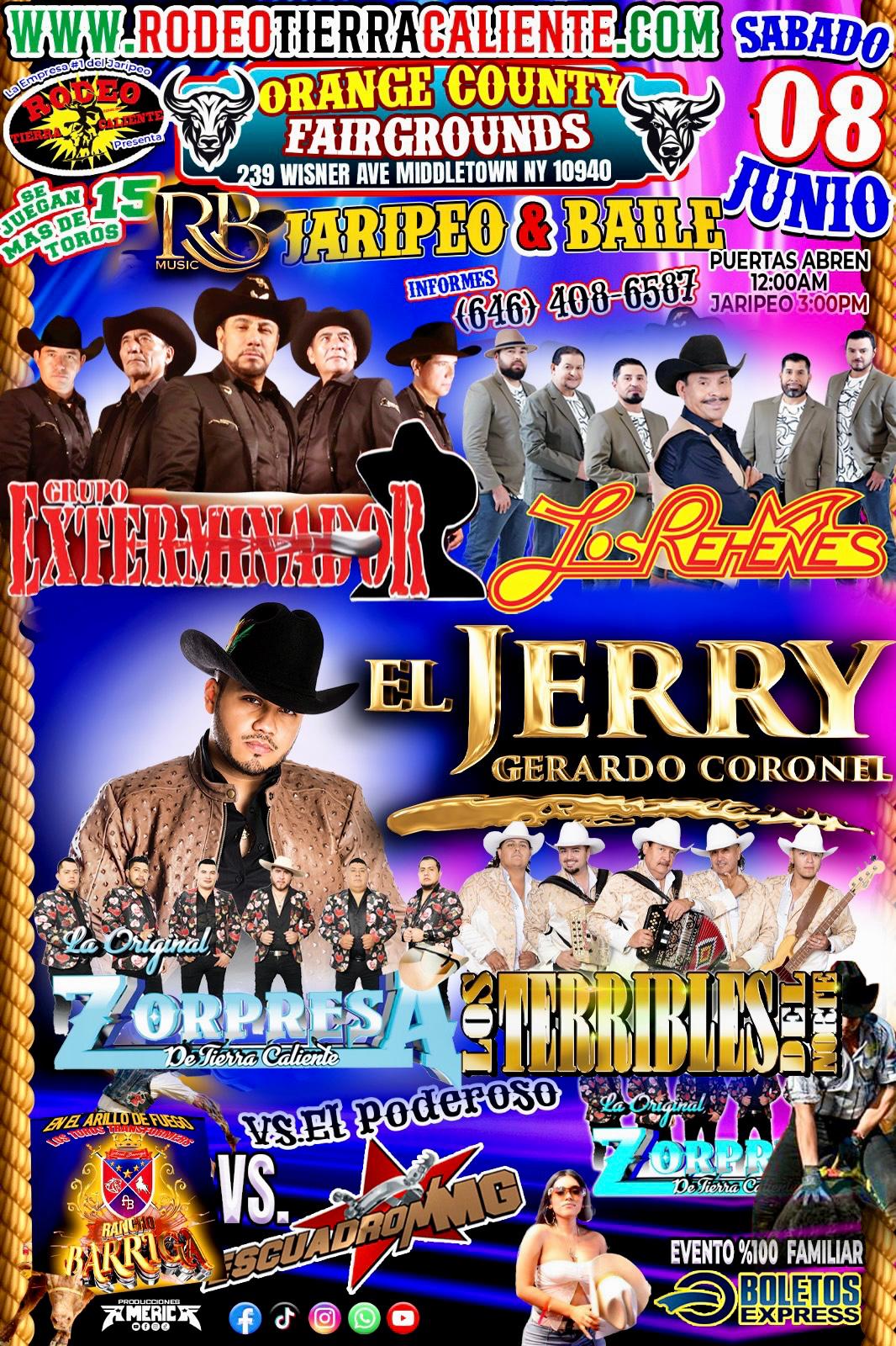 JARIPEO CON EL JERRY GERALDO CORONEL GRUPO EXTERMINADOR LOS REHENES SABADO MIDDLETOWN NY