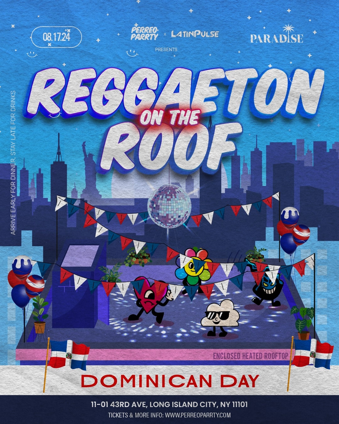 Reggaeton on the ROOF - Dominican Day - Latin & Reggaeton Party