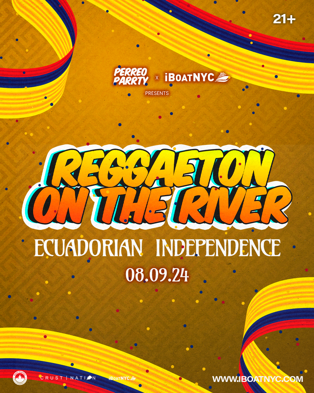 REGGAETON on the RIVER | ECUADOR Independence Day Yacht Party Cruise