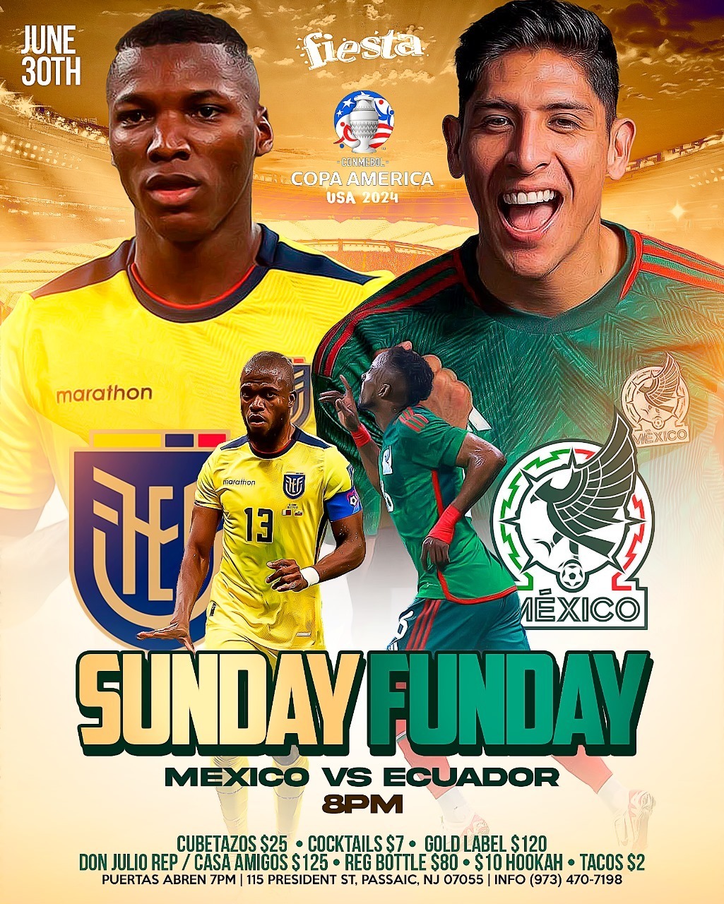 SUNDAY FUNDAY, MEXICO VS. ECUADOR