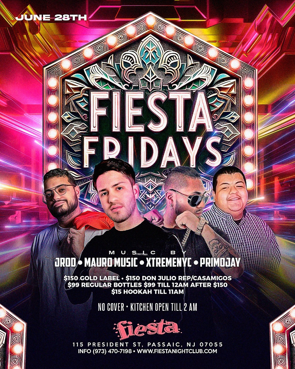 DJ JROD, DJ MAURO MUSIC, DJ XTREMENYC, DJ PRIMO JAY