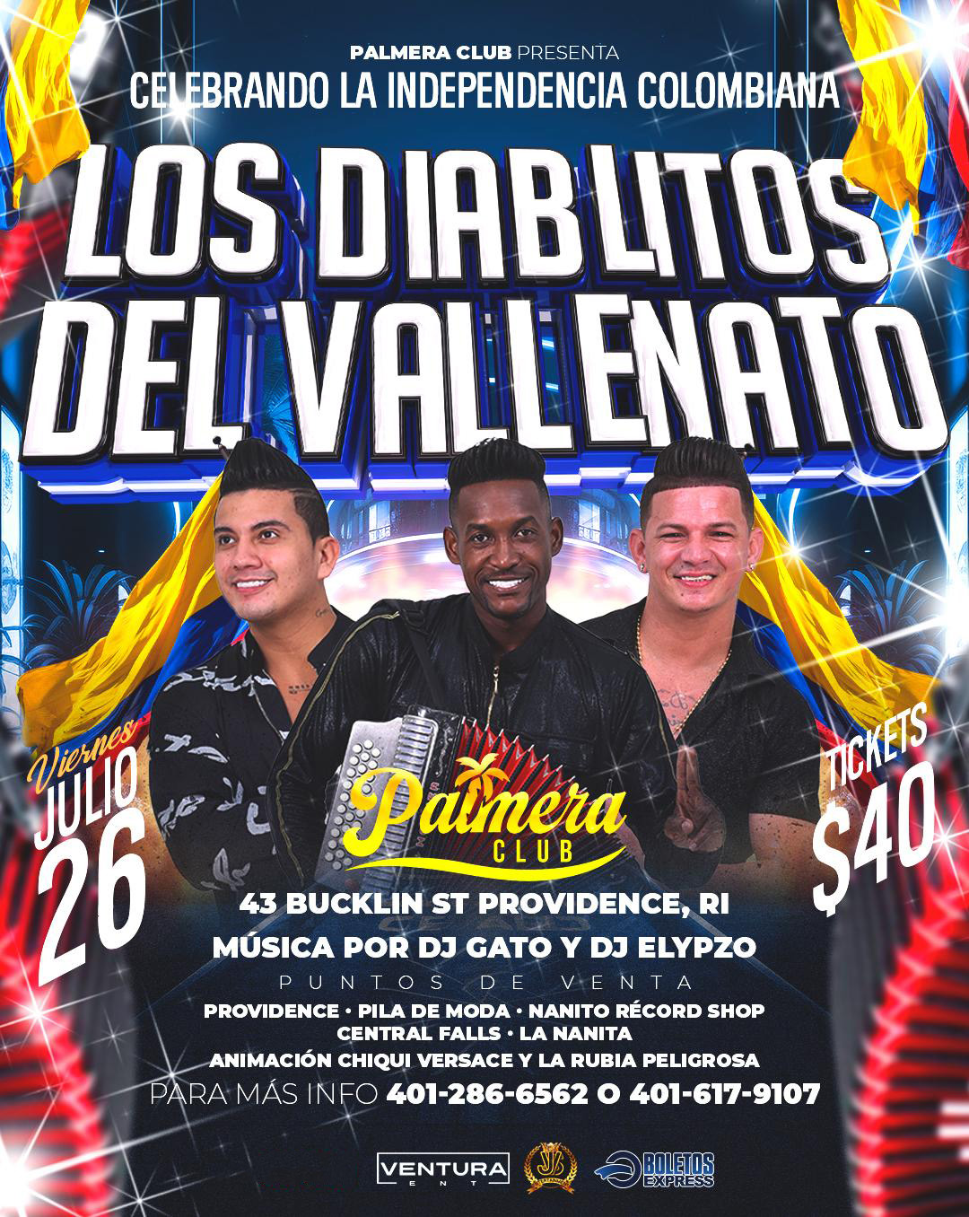 LOS DIABLITOS DEL VALLENATO Tickets - BoletosExpress