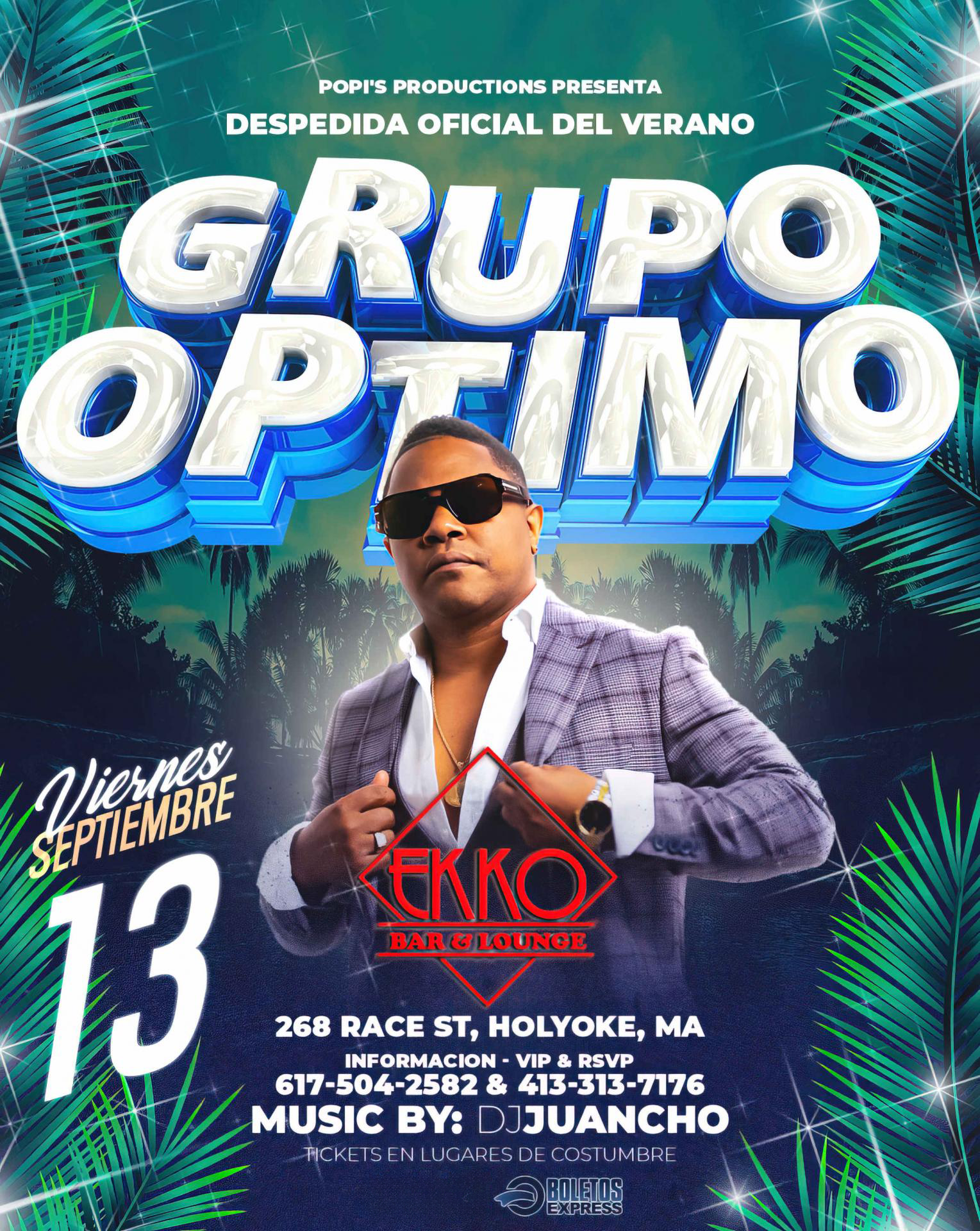 GRUPO OPTIMO Tickets - BoletosExpress