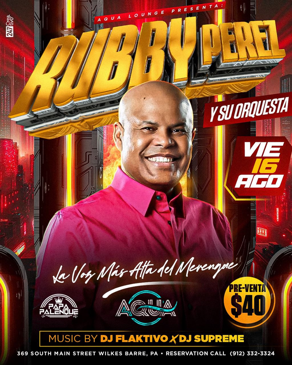 Buy tickets for RUBBY PEREZ RUBBY PEREZ