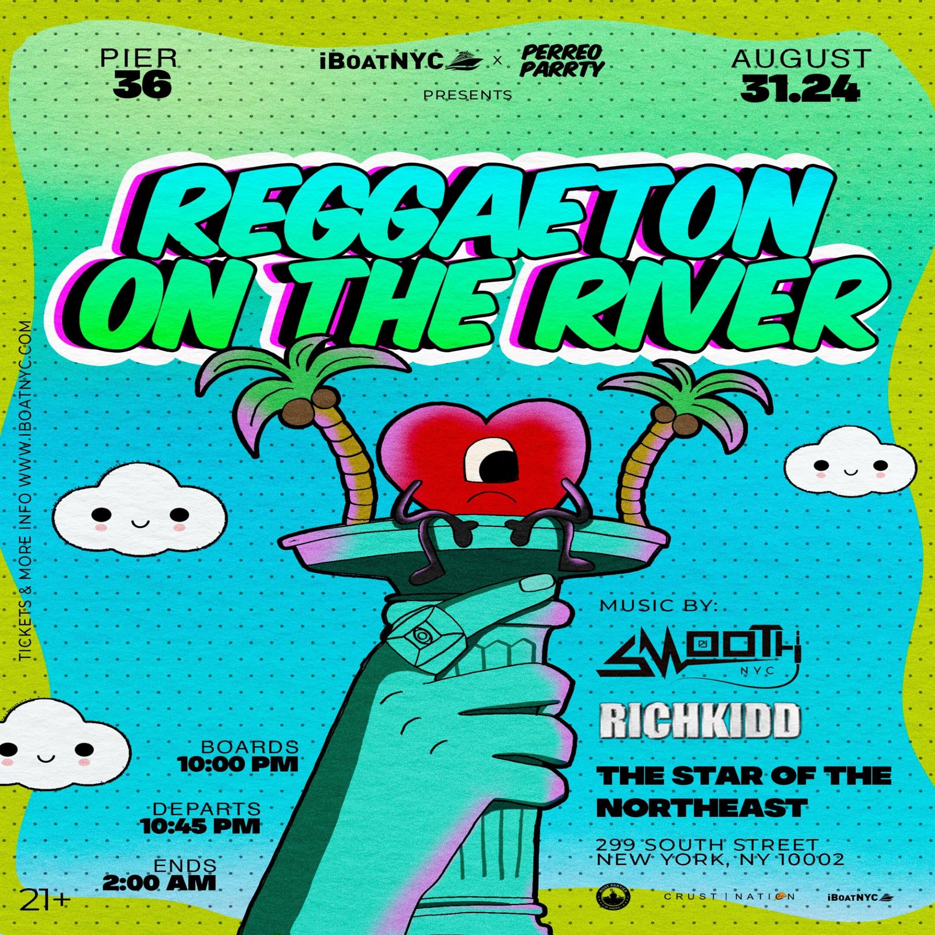 REGGAETON on the RIVER Yacht Cruise | Labor Day Boat Party