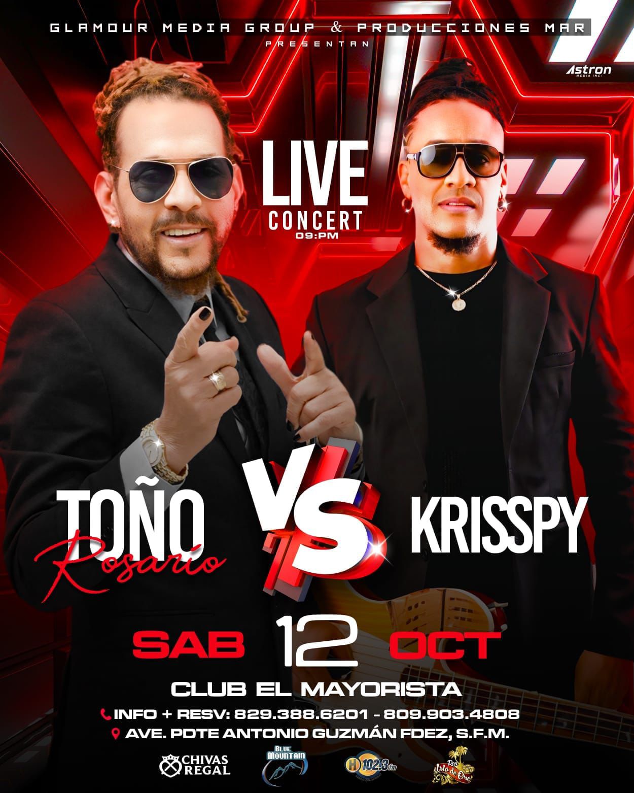 LIVE CONCERT - TOÑO ROSARIO VS KRISPPY