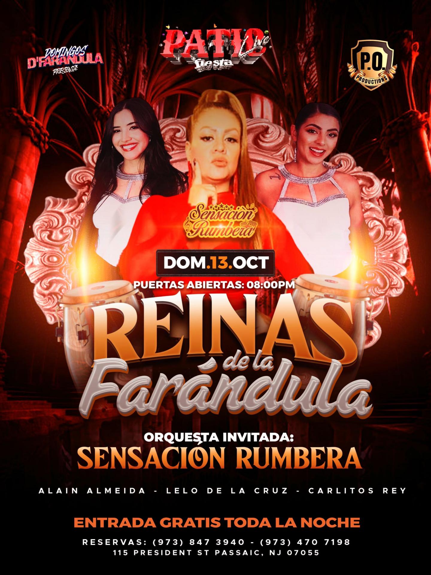 SENSACION RUMBERA, ALAIN ALMEIDA, LELO DE LA CRUZ, CARLITOS REY