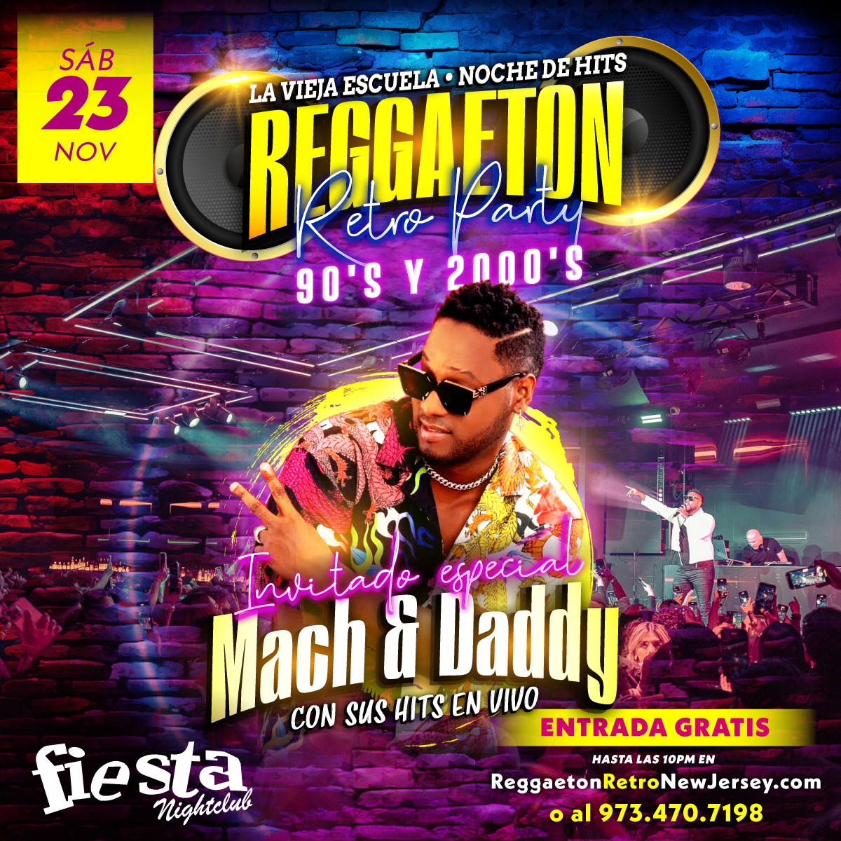 REGGAETON RETRO PARTY 90'S  Y 2000'S INVITADO ESPECIAL MACH & DADDY