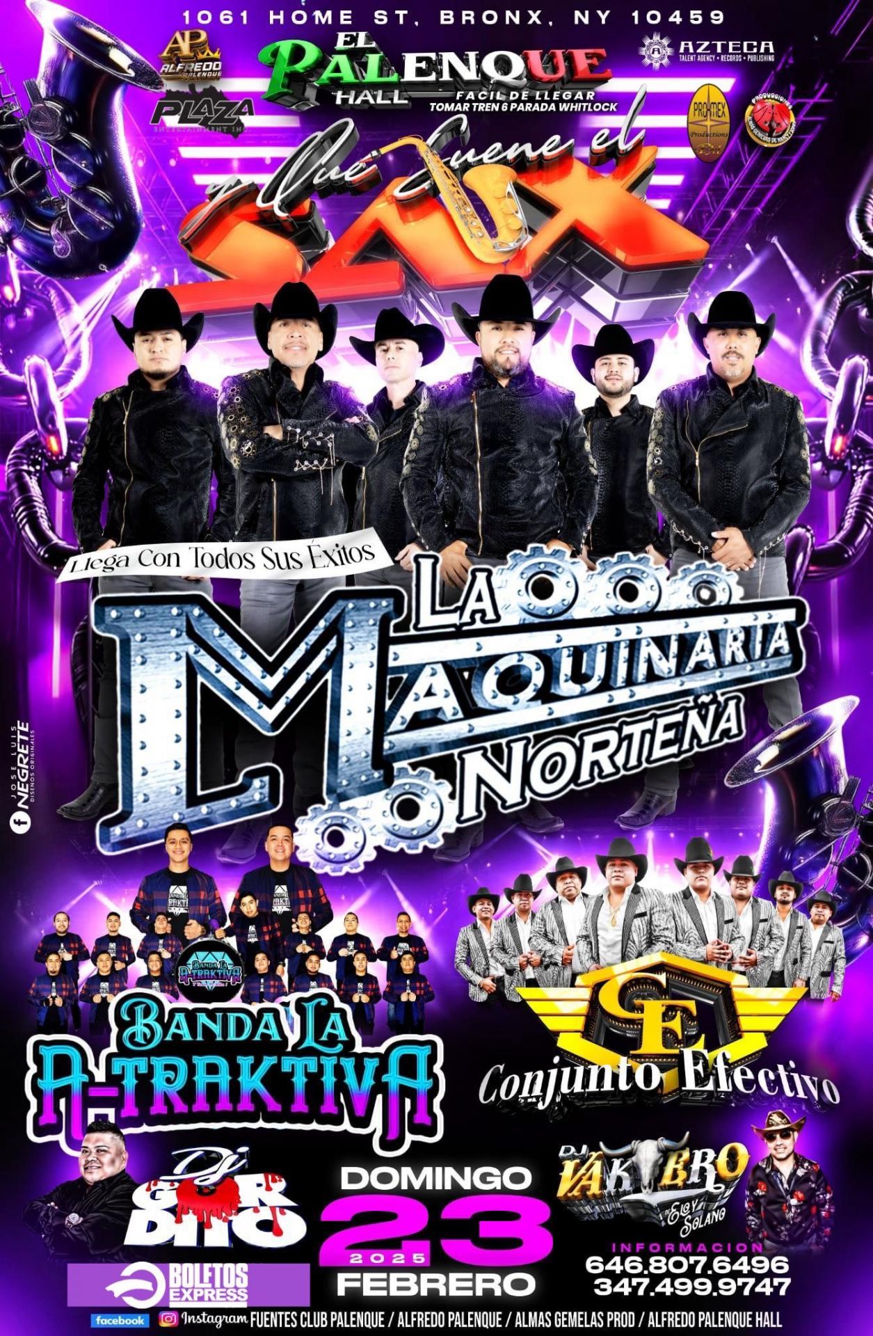 LA MAQUINARIA NORTEÑA | CONJUNTO EFECTIVO | BANDA LA A-TRACTIVA