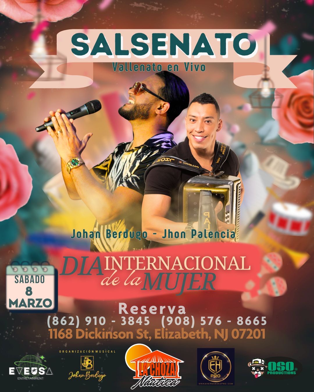 Buy tickets for SALSENATO | JOHAN BERDUGO & JHON PALENCIA SALSENATO | JOHAN BERDUGO & JHON PALENCIA