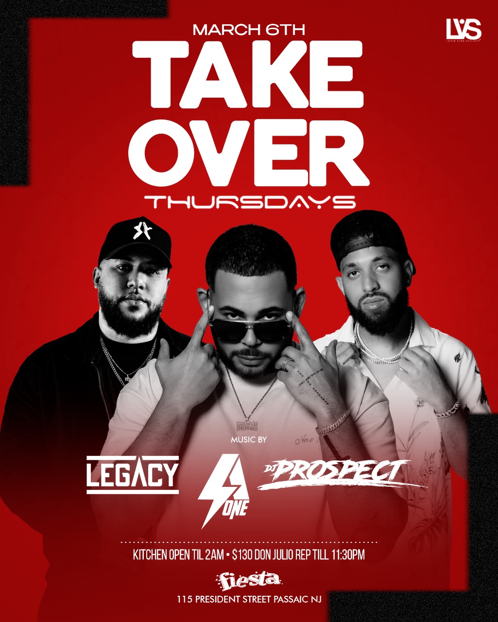 DJ LEGACY, DJ ONE, DJ PROSPECT