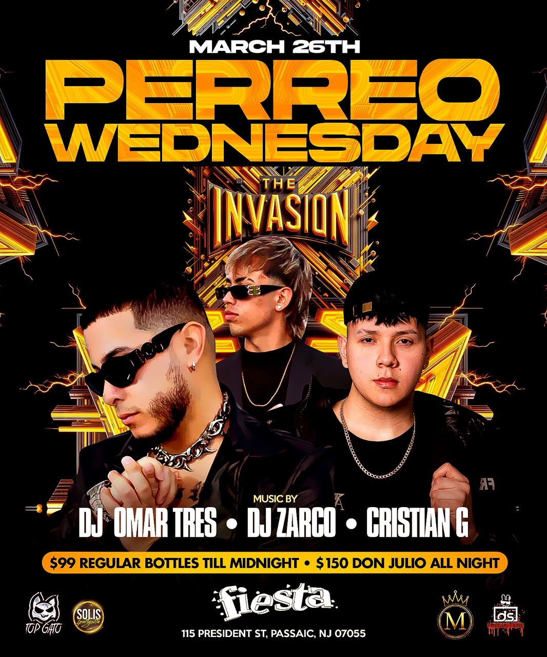 Buy tickets for DJ OMAR TRES, DJ ZARCO, CRISTIAN G DJ OMAR TRES, DJ ZARCO, CRISTIAN G