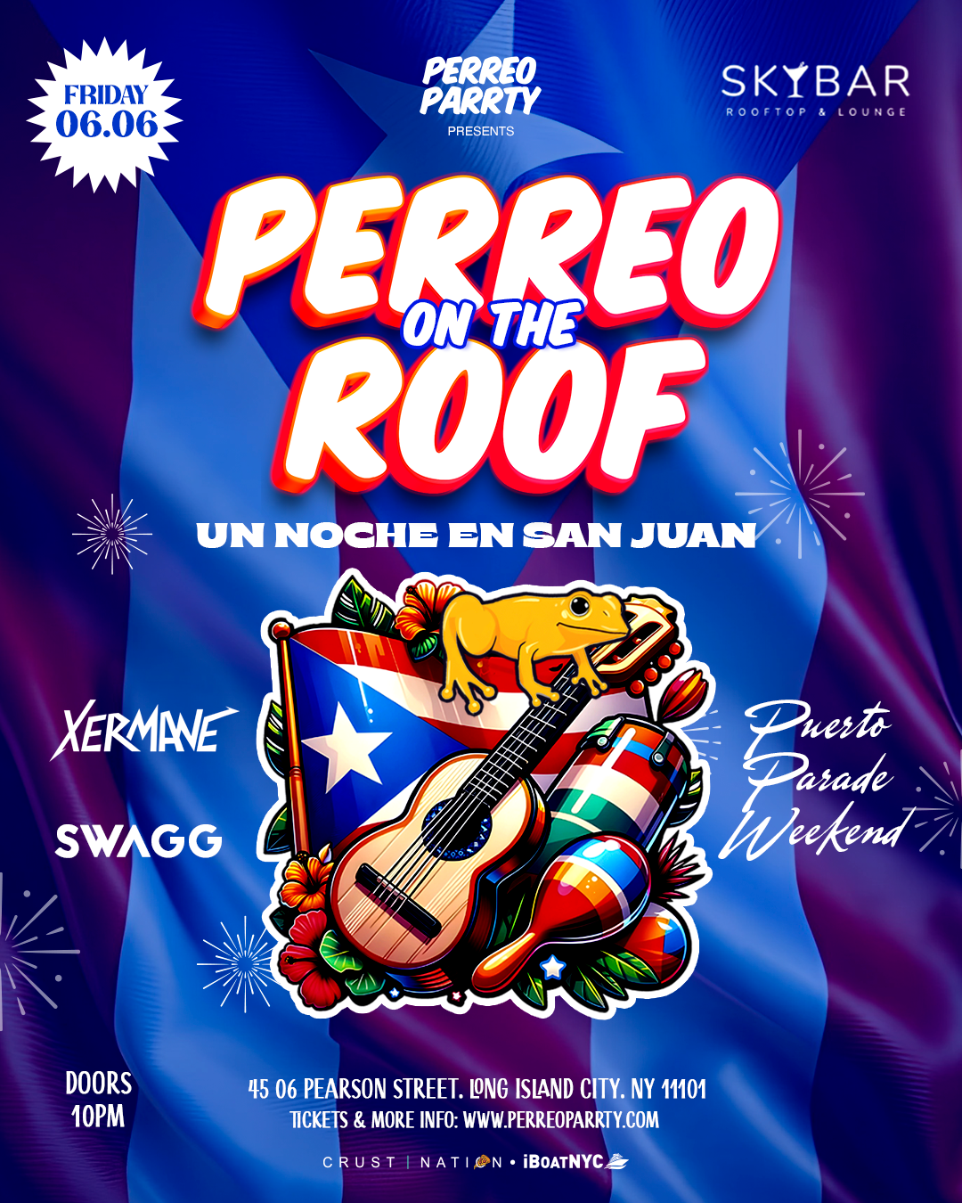 Perreo on the Roof - Un Noche en San Juan -Latin & Reggaeton Rooftop Party