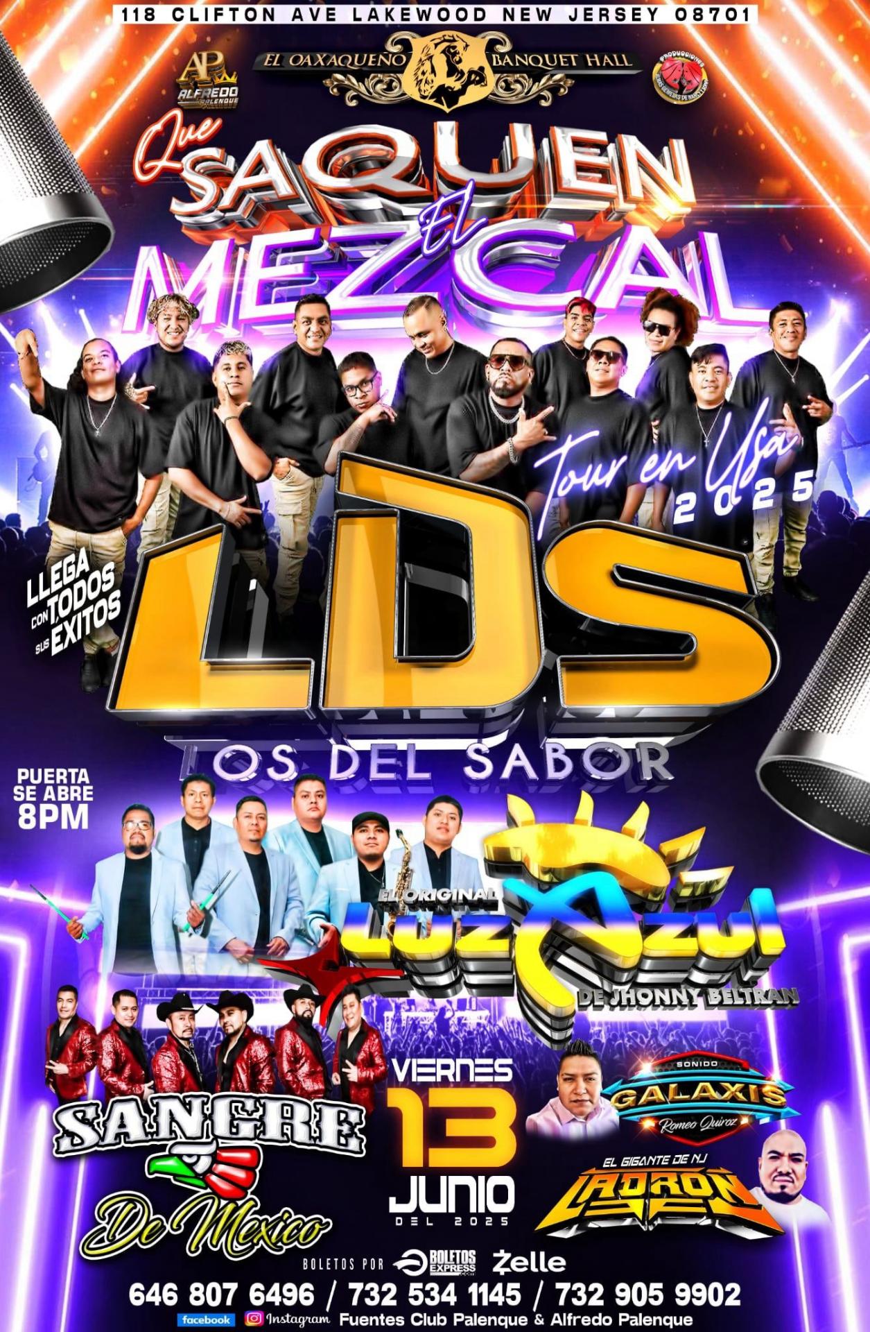 QUE SAQUEN EL MEZCAL | LDS LOS DEL SABOR & ORIGINAL LUZ AZUL