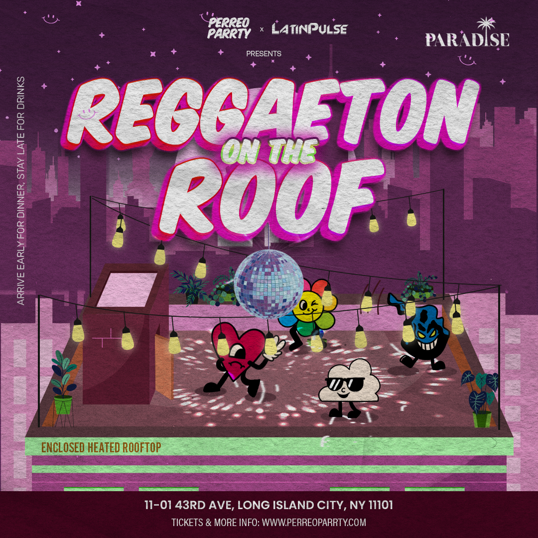 Buy tickets for Reggaeton on the Roof  - Latin Dance Party Rooftop with NYC Skyline Views Reggaeton on the Roof  - Latin Dance Party Rooftop with NYC Skyline Views
