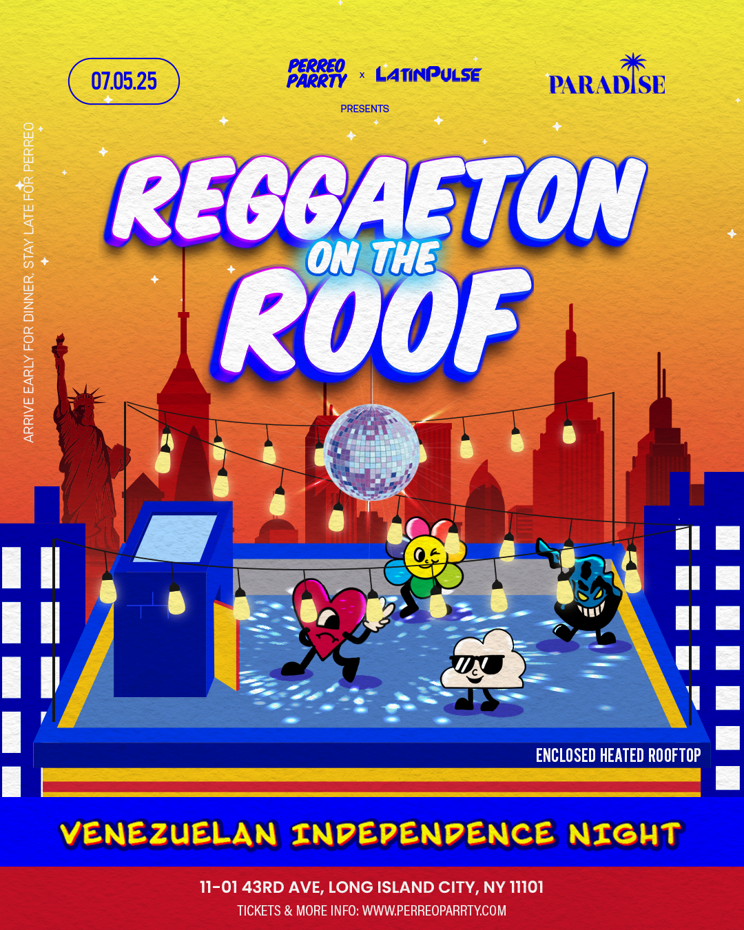 Reggaeton on the Roof  - Venezuelan Night Latin Dance Party Rooftop