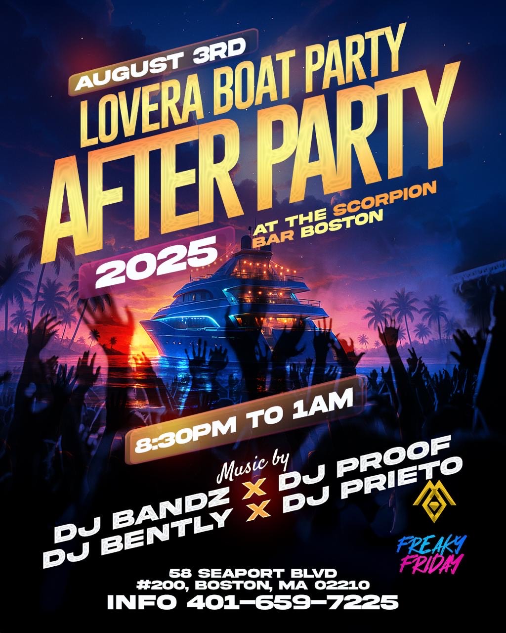LOVERA BOAT PARTY AFTER PARTY
