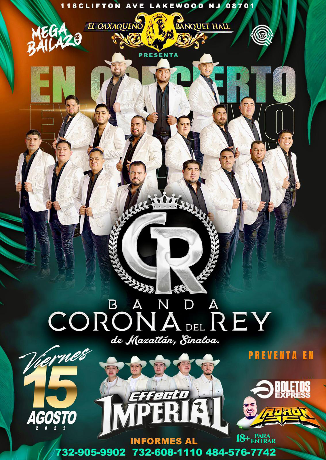 BANDA CORONA DEL REY & EFFECTO IMPERIAL