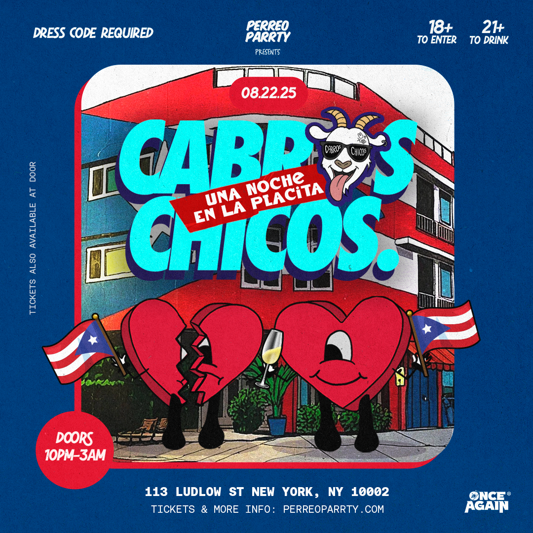 Buy tickets for Cabros Chicos - Una Noche En La Placita | Reggaeton Dance Party in NY (18+) Cabros Chicos - Una Noche En La Placita | Reggaeton Dance Party in NY (18+)
