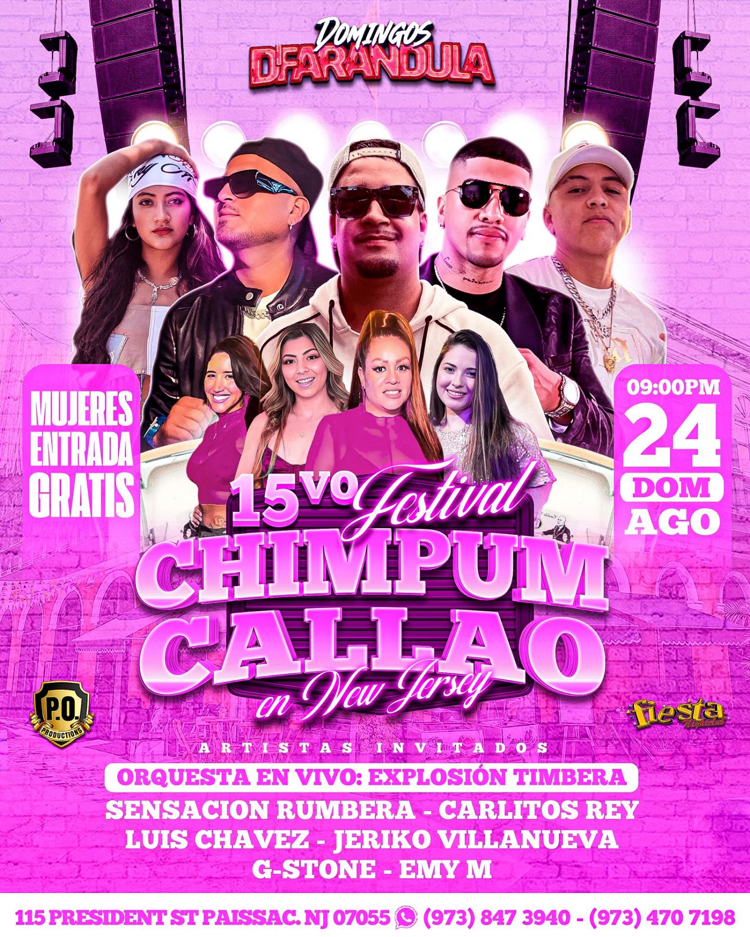 Buy tickets for EXPLOSION TIMBERA, SENSACION RUMBERA, CARLITOS REY, LUIS CHAVEZ, JERIKO VILLANUEVA, G-DTONE, EMY M EXPLOSION TIMBERA, SENSACION RUMBERA, CARLITOS REY, LUIS CHAVEZ, JERIKO VILLANUEVA, G-DTONE, EMY M