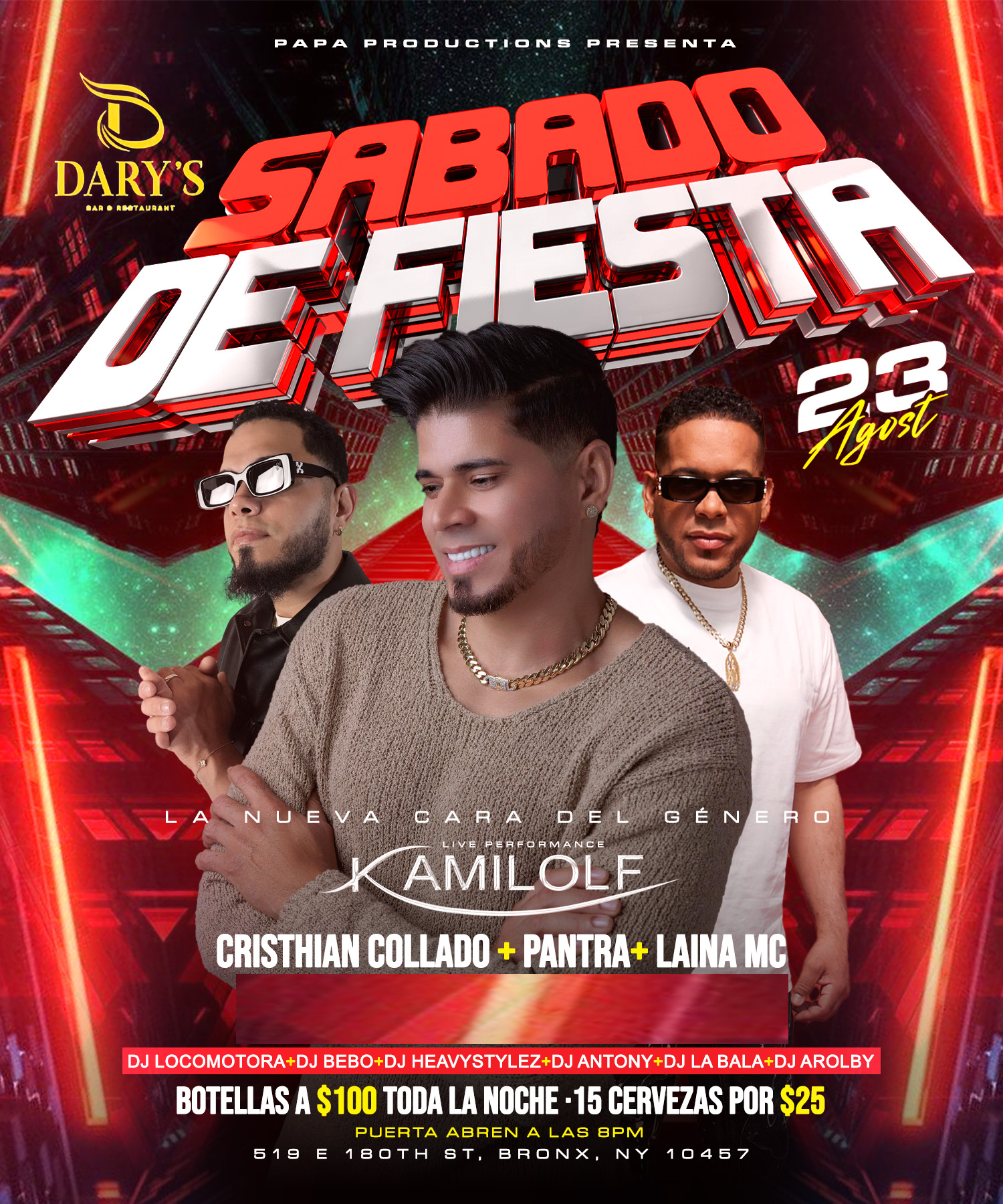 Buy tickets for KAMILO | CRISTIAN COLLADO + PANTRA + LAINA MC KAMILO | CRISTIAN COLLADO + PANTRA + LAINA MC