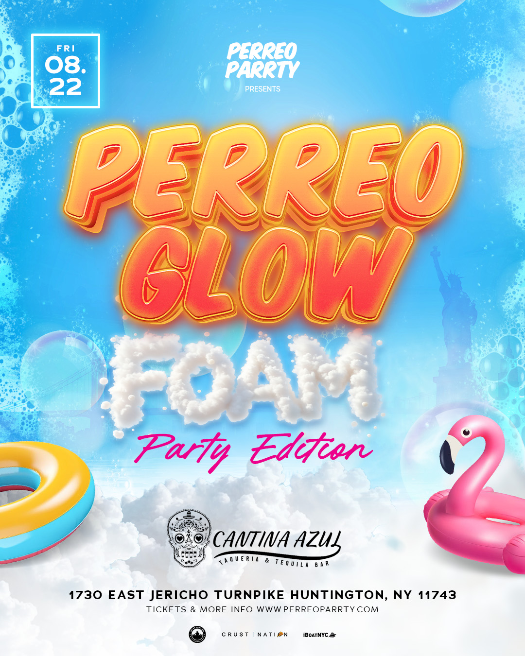 Perreo Glow @ Cantina Azul - Foam Party