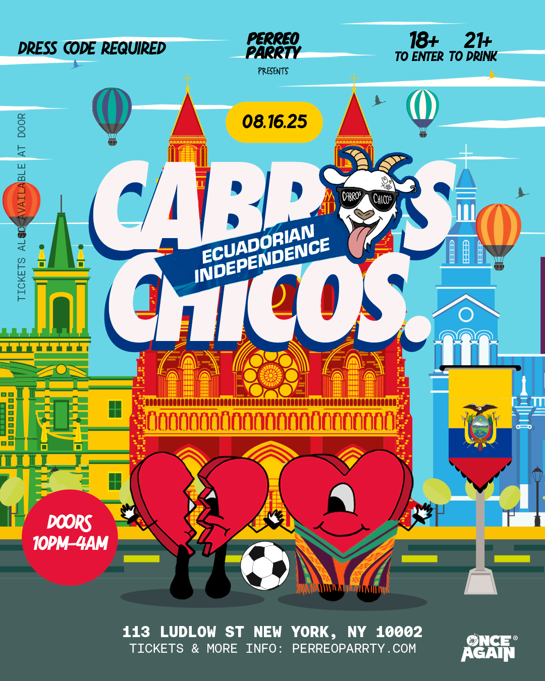 Cabros Chicos - Ecuadorian Independence | Latin Dance Parrty (18+)