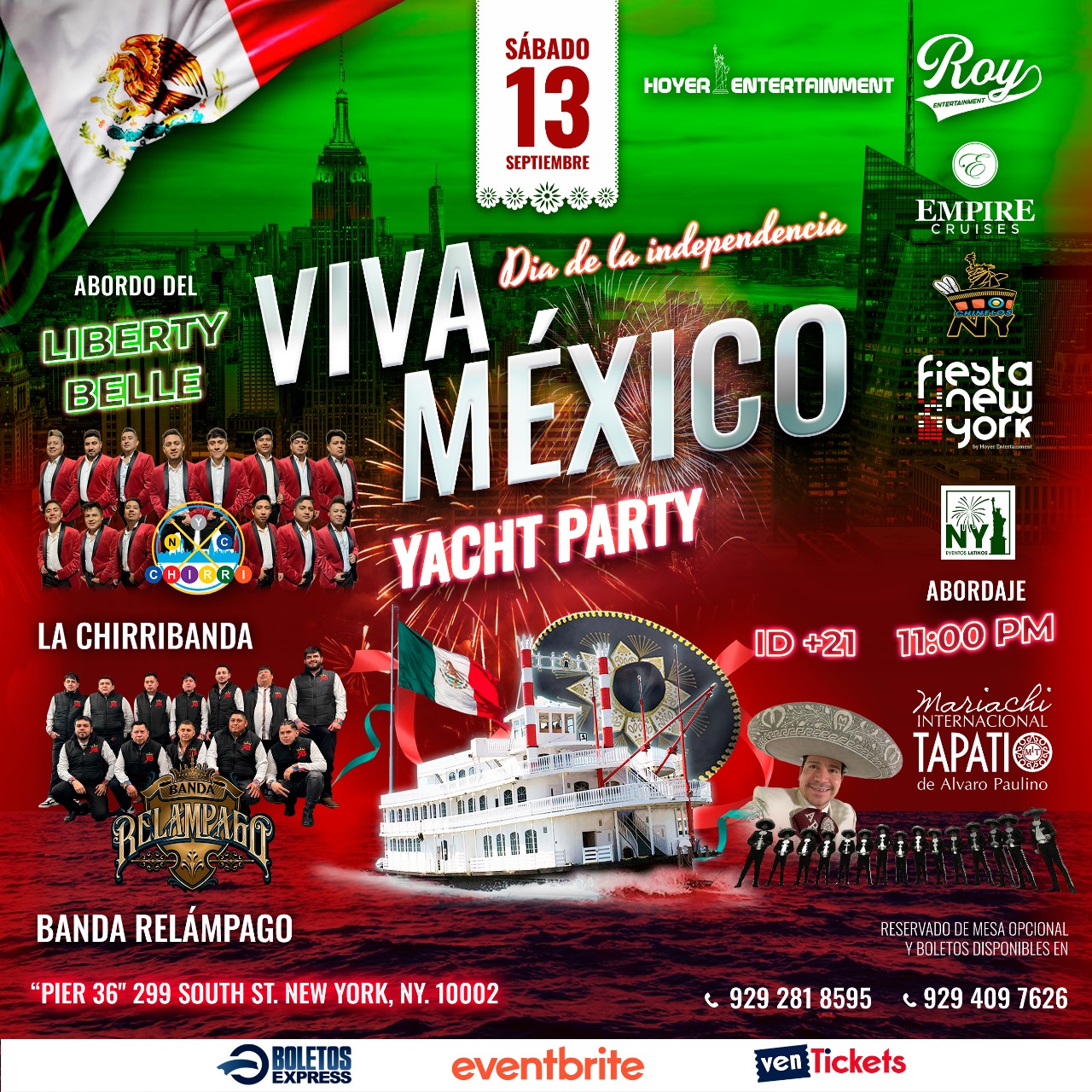 Viva Mexico Yacht Party 2025