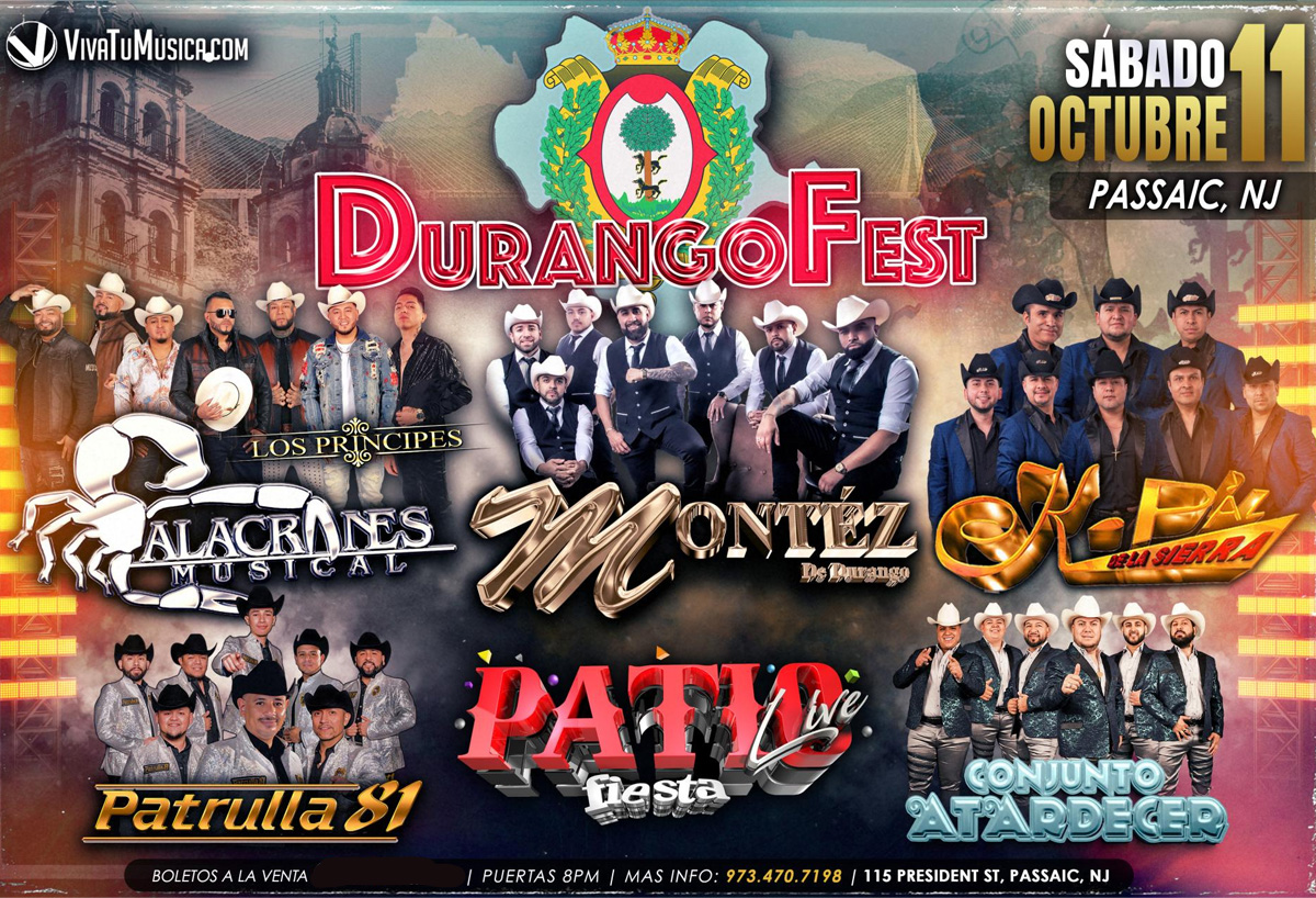 Buy tickets for ALACRANES MUSICAL, MONTEZ DE DURANGO, K-PAZ DE LA SIERRA, PATRULLA 81, CONJUNTO ATARDECER ALACRANES MUSICAL, MONTEZ DE DURANGO, K-PAZ DE LA SIERRA, PATRULLA 81, CONJUNTO ATARDECER