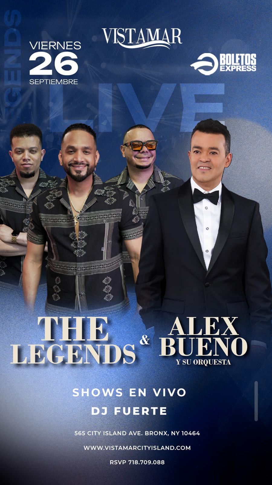 THE LEGENDS & ALEX BUENO Y SU ORQUESTA