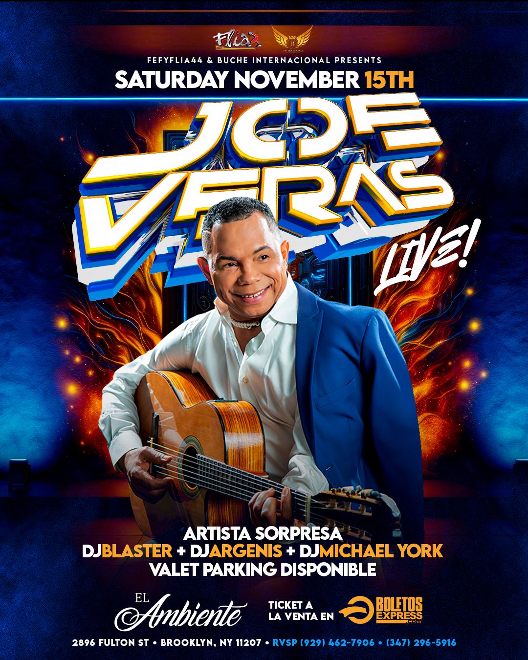 Buy tickets for JOE VERAS JOE VERAS