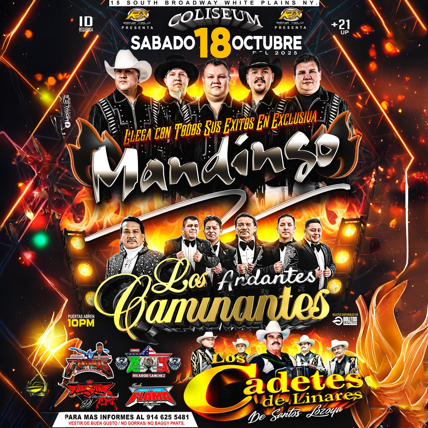Buy tickets for MANDINGO | LOS ANDANTES CAMINANTES & LOS CADETES DE LINARES MANDINGO | LOS ANDANTES CAMINANTES & LOS CADETES DE LINARES